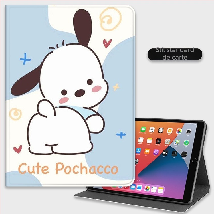 Carcasă de protecție pentru iPad din silicon, compatibilă cu modelele de 11 inch și 10.9 inch, cu slot pentru stylus 10.2, mini 6, design caricatură, husă moale, opțiune 9.7 inch