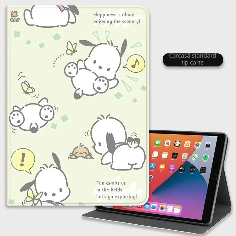 Carcasă de protecție pentru iPad din silicon, compatibilă cu modelele de 11 inch și 10.9 inch, cu slot pentru stylus 10.2, mini 6, design caricatură, husă moale, opțiune 9.7 inch