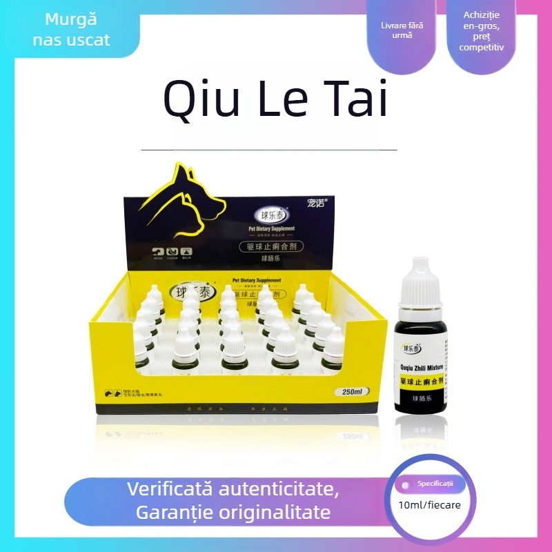 Compus veterinar antiparazitar și anti-diareic pentru tratarea cocosidiozei și giardiozei la animale — Ball Loctite; Uz general; Potrivit pentru animale generale, pisici, câini și altele; Produse pentru sănătatea animalelor de companie; Import: Nu