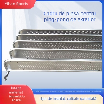 Suport exterior pentru tenis de masă cu cadru din plasă din oțel inoxidabil