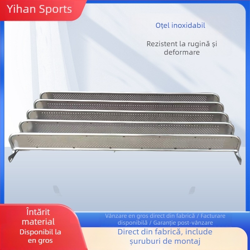 Suport exterior pentru tenis de masă cu cadru din plasă din oțel inoxidabil