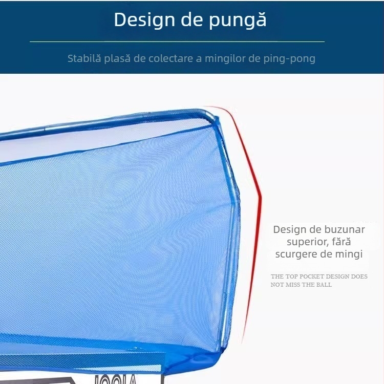 Rețea pentru mingi de tenis de masă pentru uz casnic, cu alimentare automată a mingilor, rețea de masă portabilă (Material: MDF; Categorie: Net, suport pentru mingi; Categorie produs: Mrează pentru tenis de masă și suport)