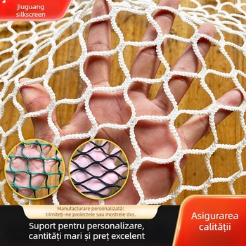 Plasă de siguranță din sfoară pentru spații sportive - Poliester/PE/PP, Rezistență 50, Izolare a spațiului și Plasă pentru mingi