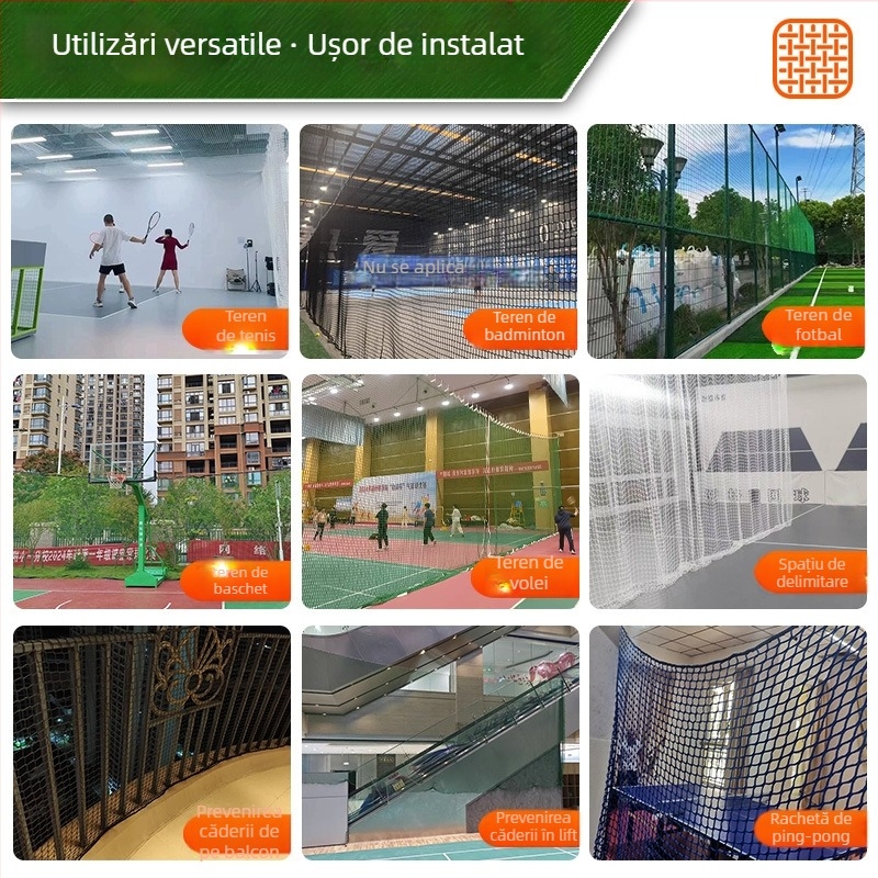 Plasă de protecție multi-sport pentru golf, tenis de masă, baschet și fotbal