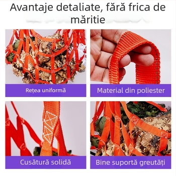 Plasă de ridicare pentru automobile — plasă de protecție a încărcăturii, buzunar special, ridicare industrială, utilizare în porturi