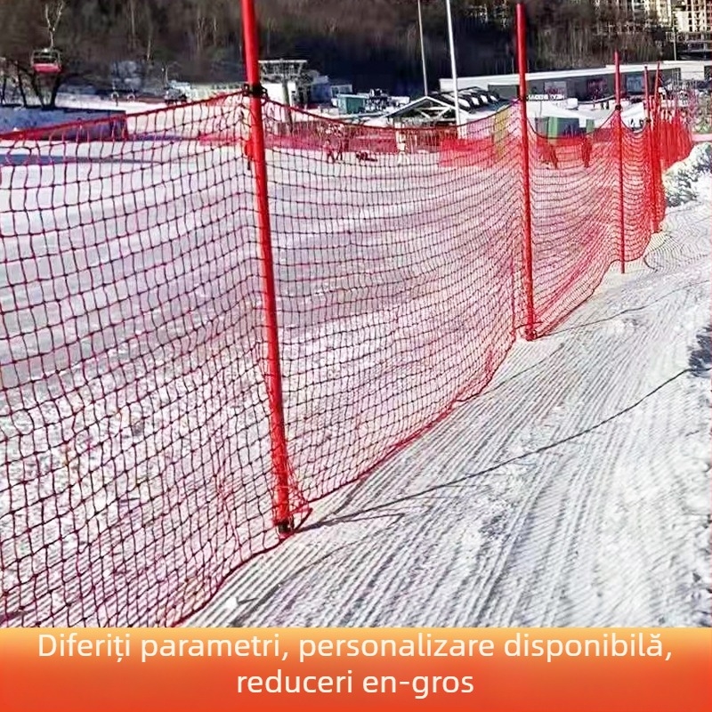 Plasă de gard HDPE pentru teren de schi, protecție pentru pârtii de zăpadă și spații sportive