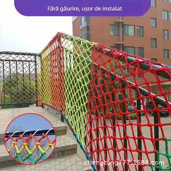 Plasă de protecție pentru copii pentru scări și balcoane, plasă din nailon pentru balustradele curții, plasă decorativă din sfoară