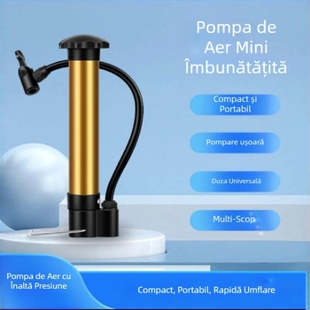 Pompa manuală portabilă pentru mingi sportive (greutate 90 g, presiune aer 90)