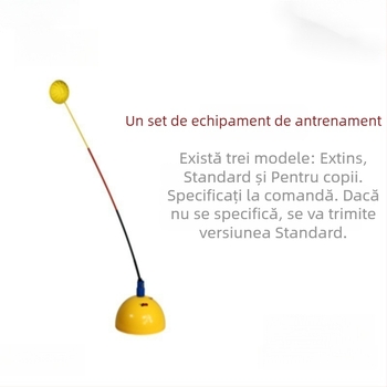 Antrenor de tenis pentru antrenament solo cu suport fix – antrenament de lovire durabil pentru o singură persoană