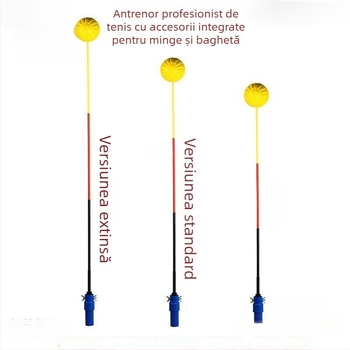 Antrenor de tenis pentru antrenament solo cu suport fix – antrenament de lovire durabil pentru o singură persoană