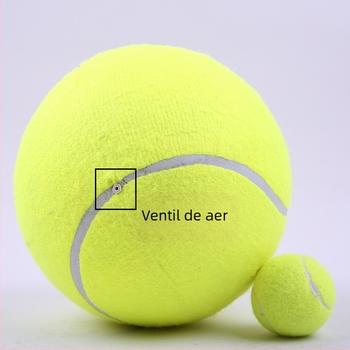 Minge de tenis gonflabilă din cauciuc, cu logo imprimat, pentru tenis de masă