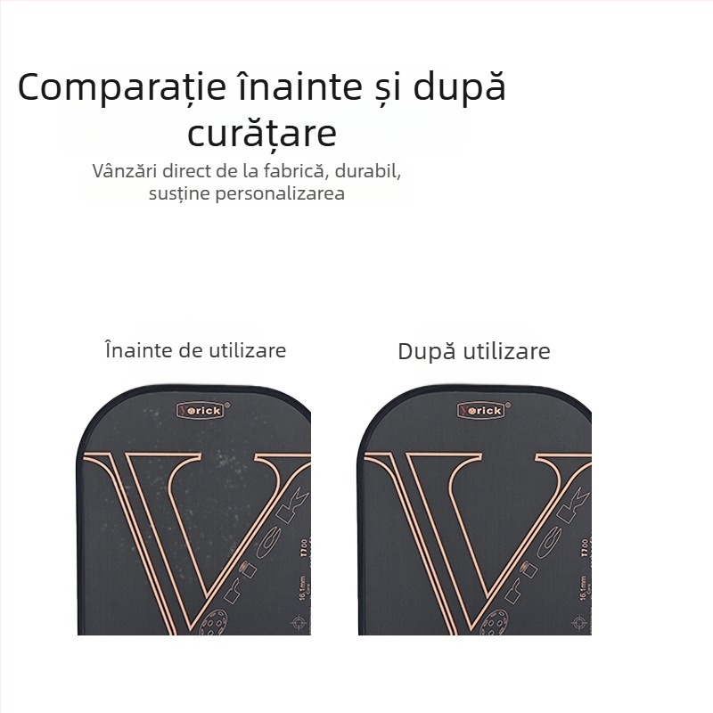 Curățitor de cauciuc pentru rachetă cu imprimare de logo, personalizabil, pentru tenis