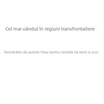 Numărător de scor pentru rachetă de tenis portabil – ABS, Cod 23, Format standard, Fără procesare, Tenis