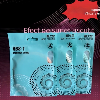 Șnur de racquetă badminton – compozit rășină-nylon, material rezistent pentru badminton și tenis de masă