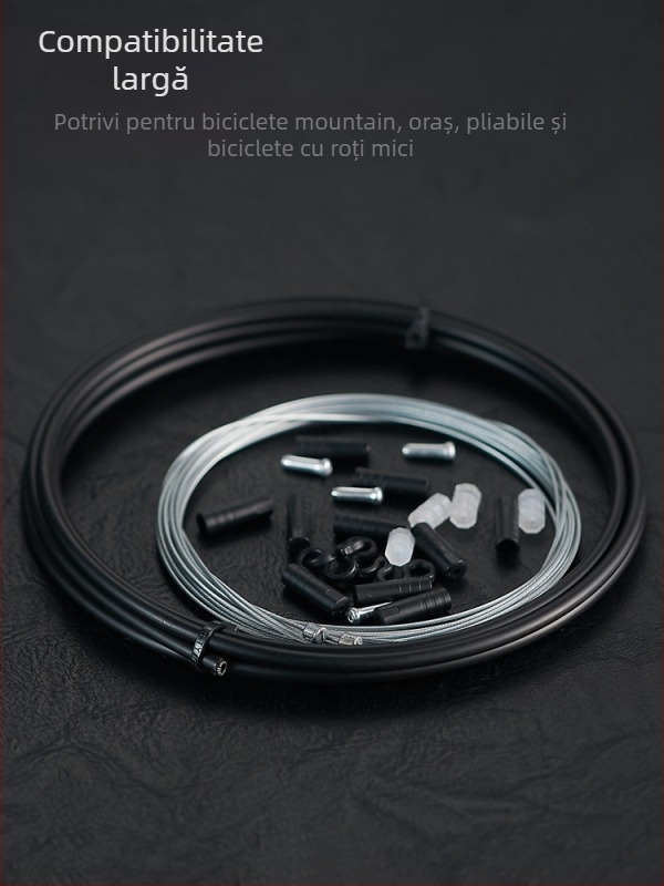 MOTSUV Set țevi cablu de frână pentru biciclete de drum și MTB — frânare mecanică, compatibil cu V-brake