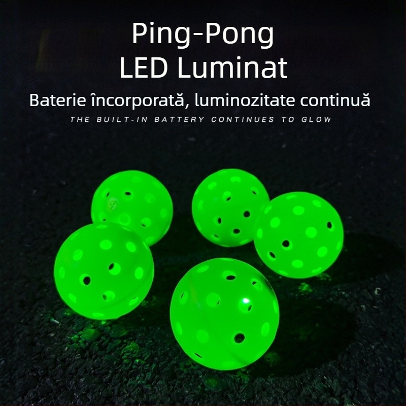 Minge pickleball cu 40 de găuri, TPE modificat, 30 g