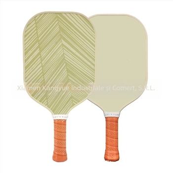 Paletă pickleball din fibră de carbon — ultraușoară, durabilă pentru joc profesionist, include 1 paletă, 2 mingi și husă