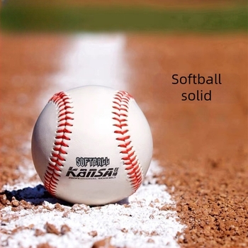 Crazy God minge de softball din PU, cu nucleu moale și dur, pentru antrenament și competiție