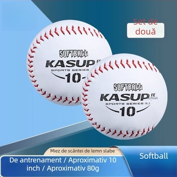 Crazy God minge de softball din PU, cu nucleu moale și dur, pentru antrenament și competiție