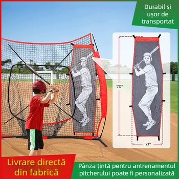 Țintă din plasă pentru antrenamentul aruncării la baseball și softball, pentru antrenamente de golf în exterior
