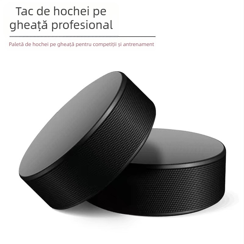 Puck de hochei pe gheață din cauciuc – imprimare logo disponibilă, personalizabil, origine Yiwu