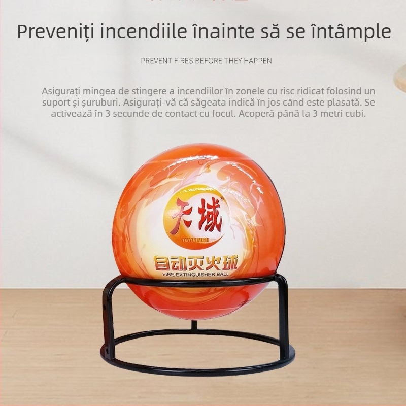 Stingător de incendiu atârnat, cu praf uscat, 1,3 kg, pentru birouri, casă și camere cu calculatoare