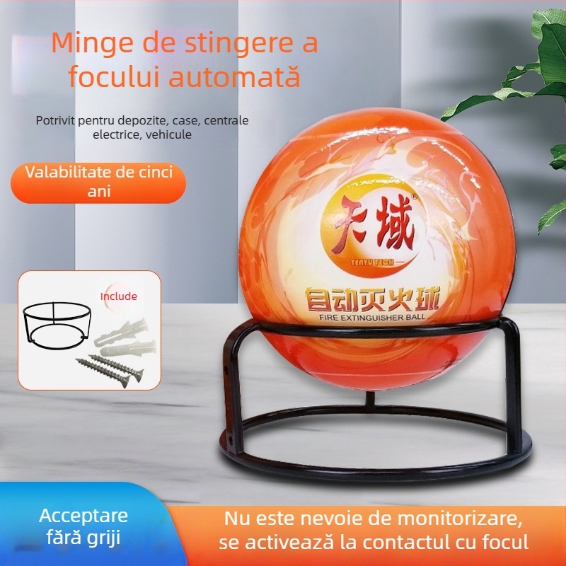 Stingător de incendiu atârnat, cu praf uscat, 1,3 kg, pentru birouri, casă și camere cu calculatoare