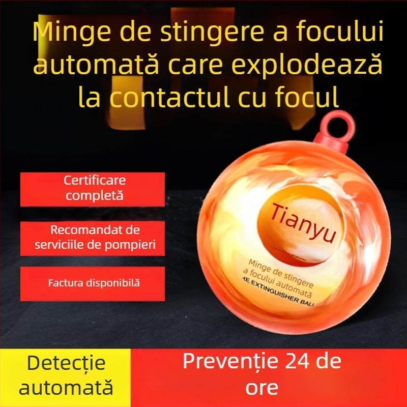 Stingător de incendiu atârnat, cu praf uscat, 1,3 kg, pentru birouri, casă și camere cu calculatoare