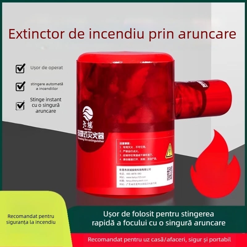 Heaven Stingător cu pulbere uscată, tip T, 0,8 kg