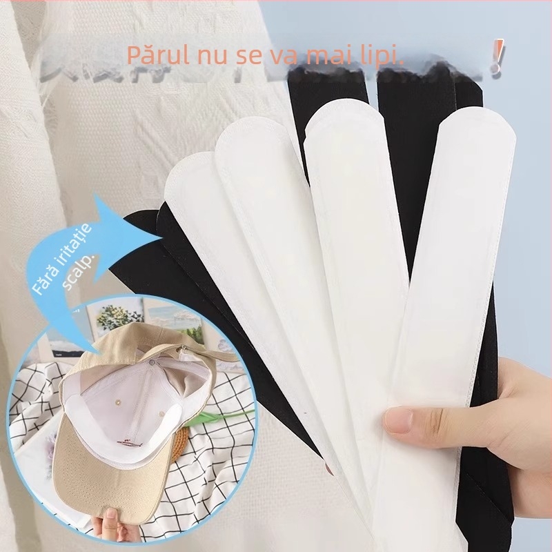 Patch de vizier pentru pălărie, de unică folosință – absoarbe sudoarea, rezistă la murdărie, fără logo