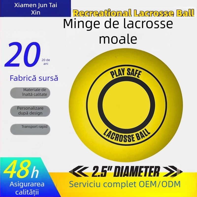 Minge Lacrosse pentru băț lung, spumă din cauciuc, antrenament de siguranță, 6.2, JTX, cod articol 2233