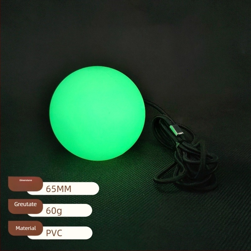 Minge luminoasă de hochei pe gazon cu frânghie – joc exterior pentru părinți și copii, PVC, imprimare siglă disponibilă