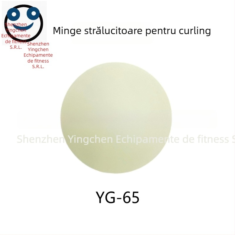 Minge de hochei PVC fosforescentă pentru hochei stradal și hochei pe gheață, 50 g, duritate 60–70°, logo tipărit