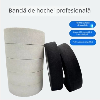 Bandă de hochei pe gheață, rezistentă la abraziune, antiderapantă, din bumbac, 120 bucăți