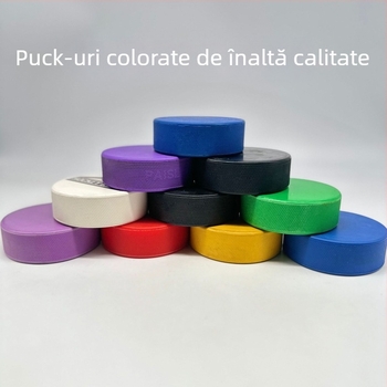Puck de hochei pentru antrenament — din cauciuc-silicon, rezistent la uzură și căldură, antiderapant, imprimare logo personalizat