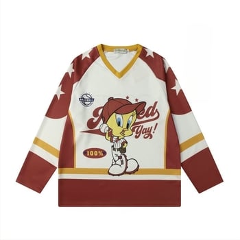 Uniformă de hochei pe gheață, personalizată, imprimare sublimată digitală, uscare rapidă, 100% poliester, pentru adulți, unisex