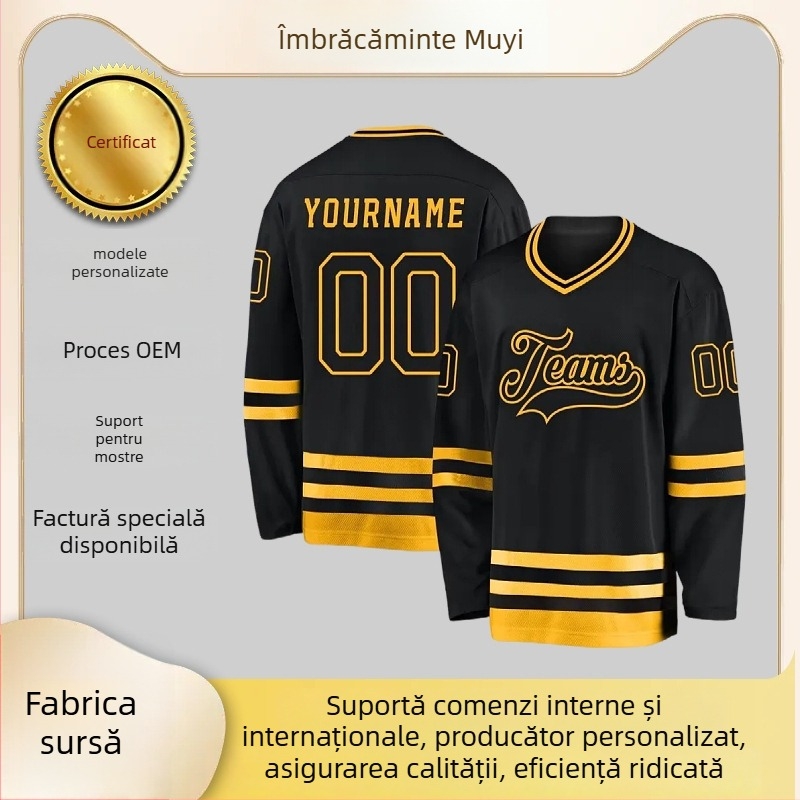 Tricou sport de fleece pentru bărbați cu imprimare 3D a literelor – guler în V, poliester 100%, imprimare digitală