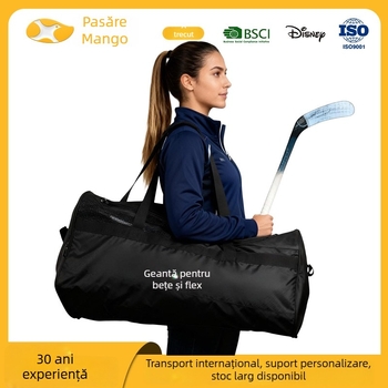 Geantă sportivă de călătorie, capacitate 56-75 L, din Oxford, buzunare interioare pentru laptop și cameră, buzunar pentru documente, închidere cu fermoar, mâner moale