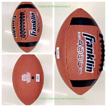 Minge rugby No. 5, material PU, cusătură cu mașină, logo tipărit OK