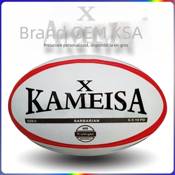 Minge rugby personalizată — construcție din cauciuc, cusătură pe mașină, imprimare logo disponibilă