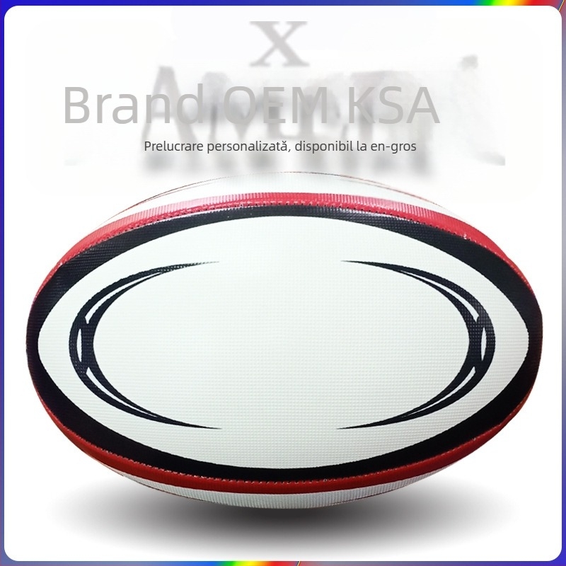 Minge rugby personalizată — construcție din cauciuc, cusătură pe mașină, imprimare logo disponibilă