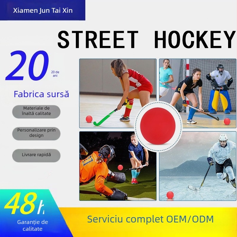 Disc de hochei stradal, recul scăzut (Brand: JT; Material: PVC; Origine: Fujian; Imprimare logo: Da; Personalizare: Da)