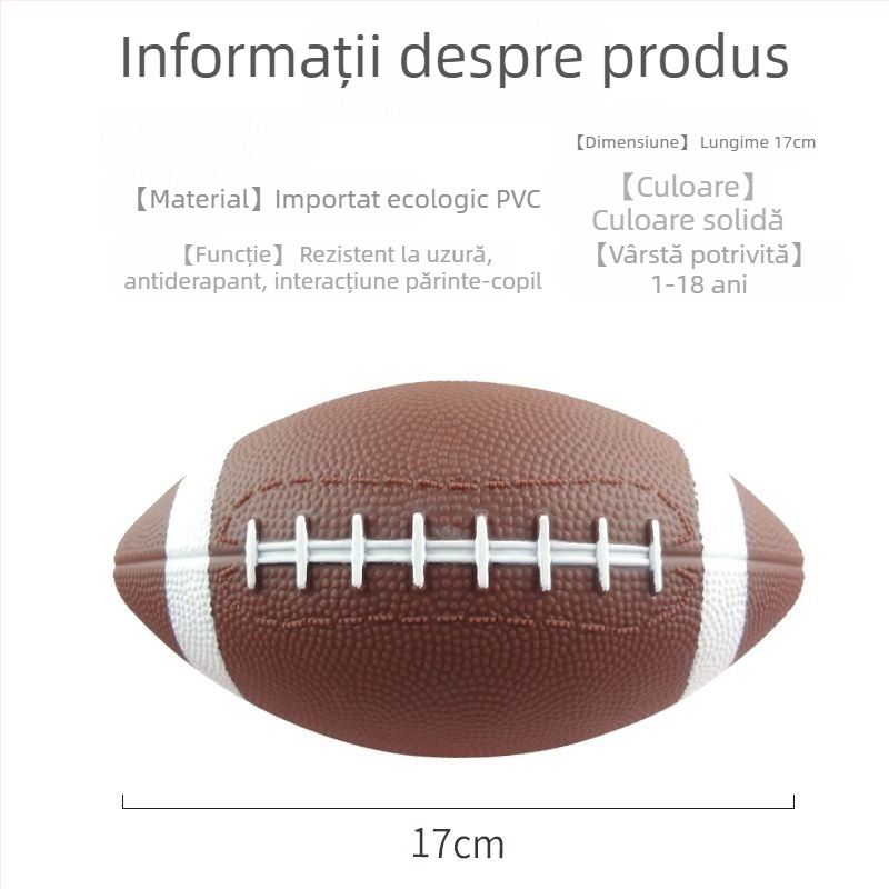 Minge de fotbal cu steag pentru copii, antrenament în aer liber, din cauciuc, cusătură adezivă, fără siglă