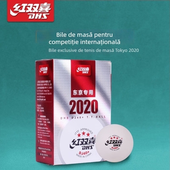 Minge pentru tenis de masă DHS 40+ 3 stele ABS+