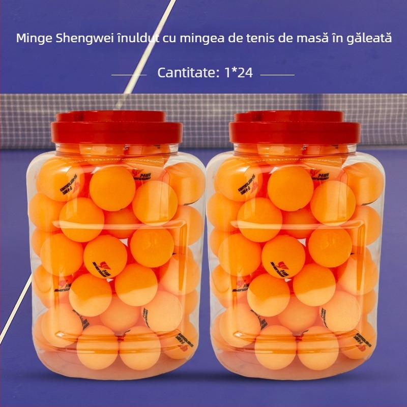 Bile ping-pong Shengwei din ABS – imprimare logo permisă, personalizabile, pentru antrenament și competiție