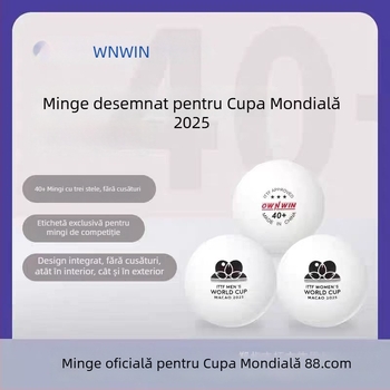 Mingi de ping-pong fără cusături, Cupa Mondială, trei stele, a 25-a ediție a Cupei Mondiale (Brand: Gold Source; Material: materiale compozite; Categorie: tenis de masă)