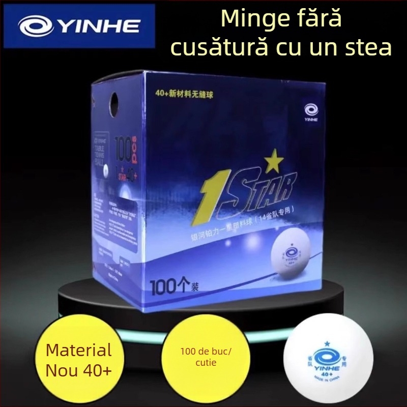 Mingi de tenis de masă Galaxy pentru antrenament cu mașina de servis, material ABS, 100 bucăți, fără logo