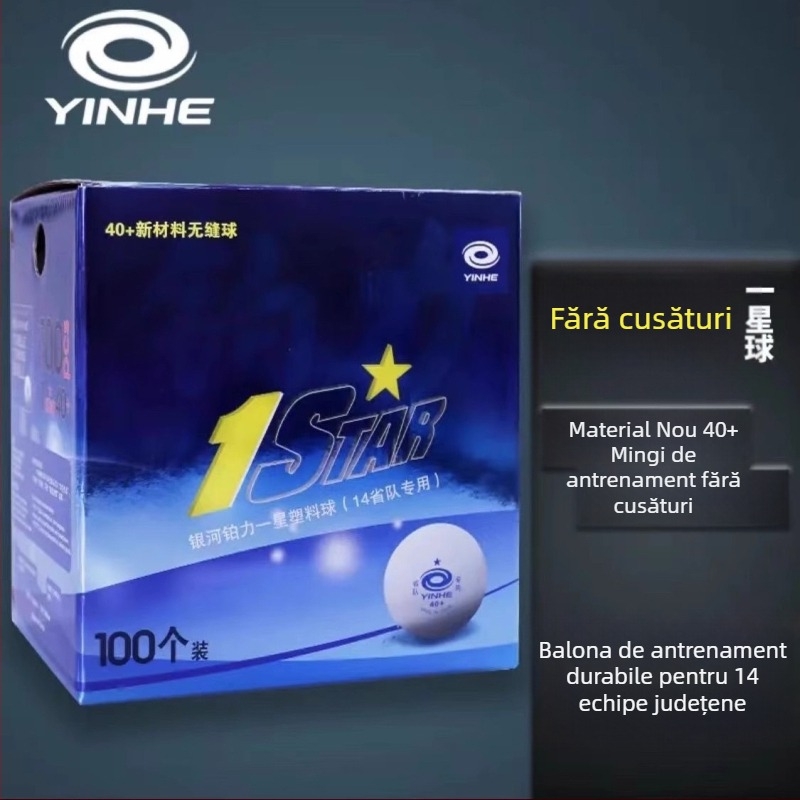 Mingi de tenis de masă Galaxy pentru antrenament cu mașina de servis, material ABS, 100 bucăți, fără logo