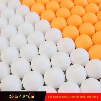 Minge de tenis de masă – elasticitate înaltă, pentru competiții și antrenamente profesionale, fără etichetă, material PP