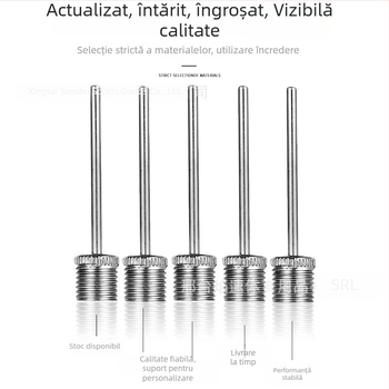 Acul de umflat din oțel inoxidabil pentru mingi - pompă manuală Thunder huiya, cod produs Qz01